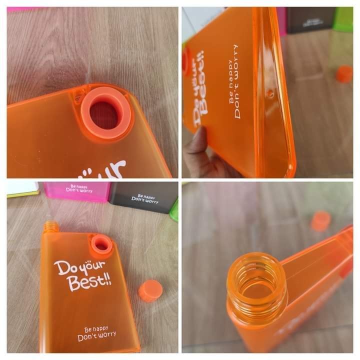 [READY STOK] Botol Minum 450 ml Doff Gepeng Do Your Best BPA FREE Tahan air panas