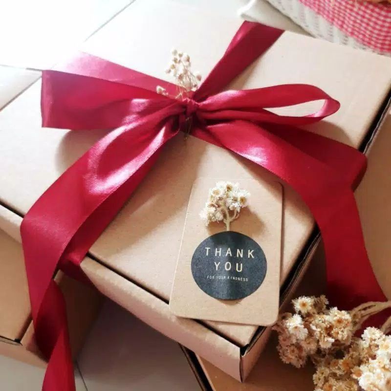 

GIFTBOX SATIN DRIED FLOWER BLANK CARD size S dan M