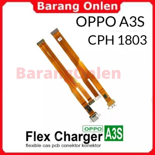 Oppo A3S CPH1803 usb flexible charge konektor cas pcb board