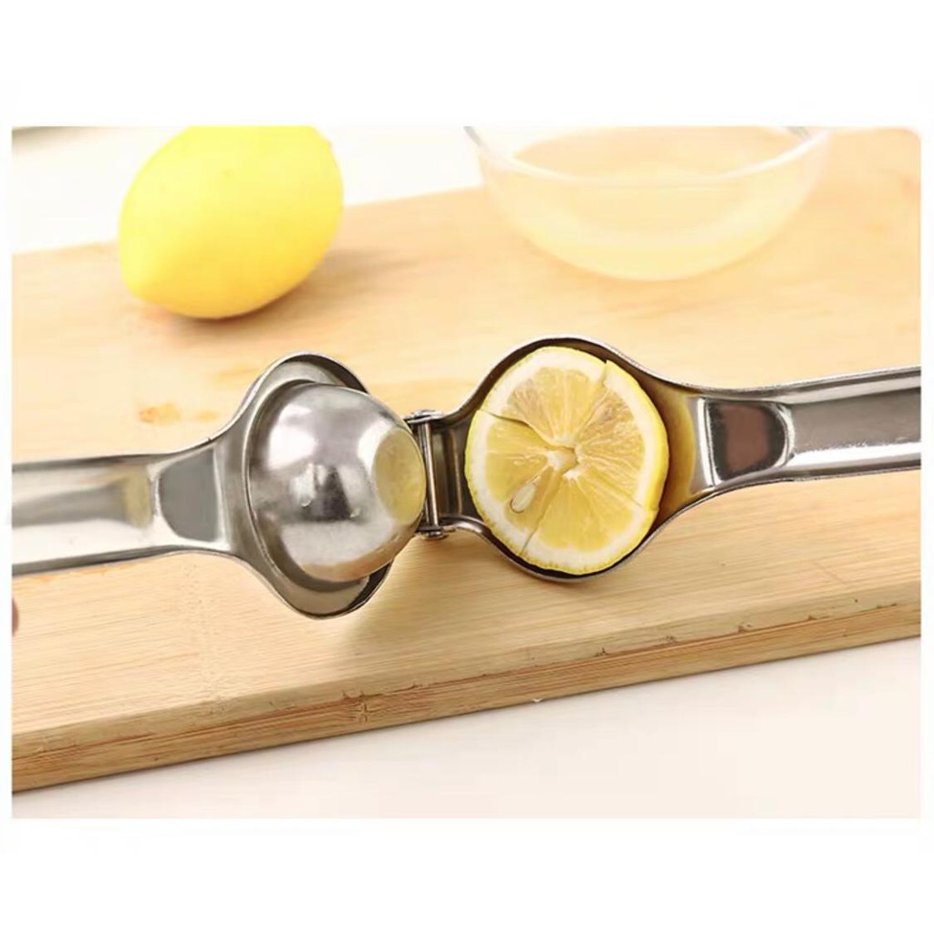 PROMO set ! Lemon Pressure Stainless Perasan Jeruk Stainles alat pemeras nipis manual lemon press