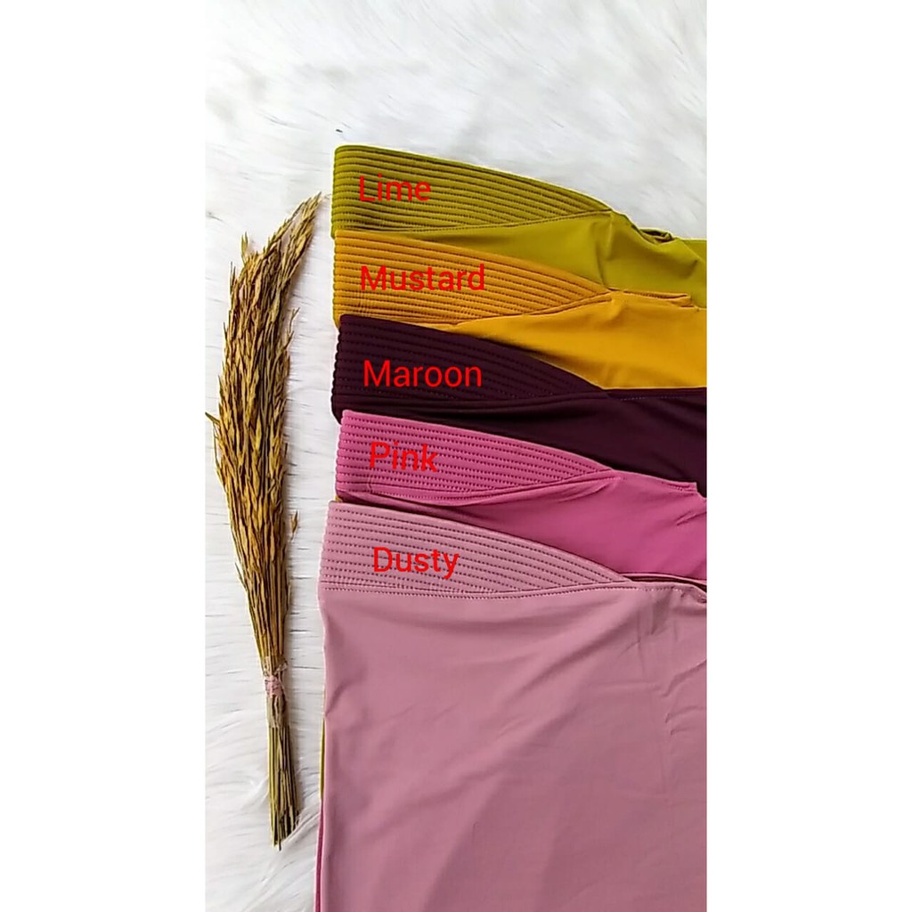 Jilbab Instan / Bergo Hamidah / kerudung Jersey Sport Menutup Dada,