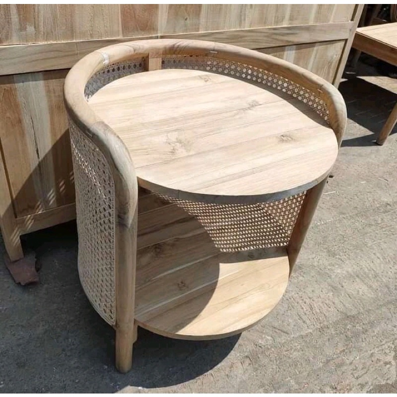 nakas rotan kayu jati jepara