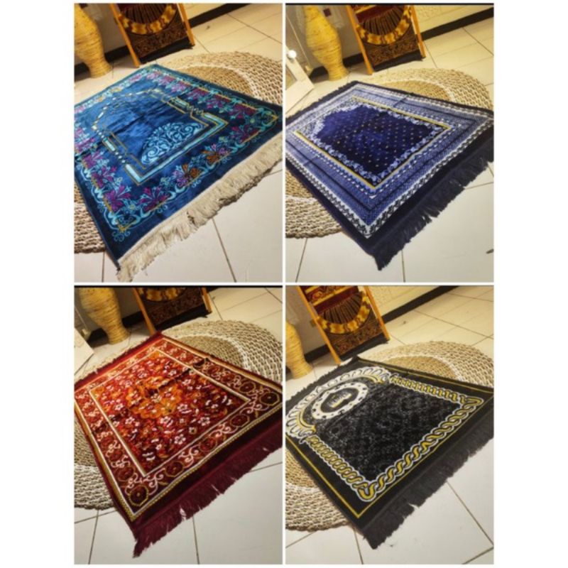 sajadah turki / sajadah turky bahan bludru tebal uk 110X70