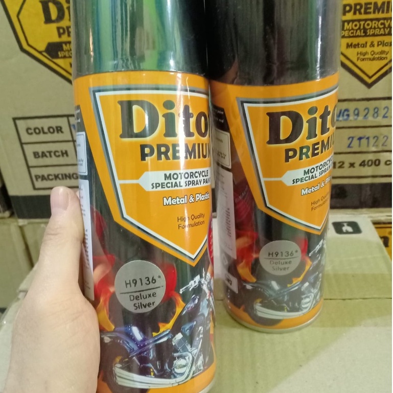 New DITON Premium HONDA COLORS Pilok Pilox Cat Semprot H9136* Deluxe Silver / 9136 Silver Metalik Honda (400cc)