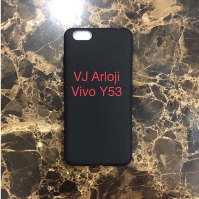 KOPS Soft Case Slim Black Matte Vivo Y53 Kondom HP