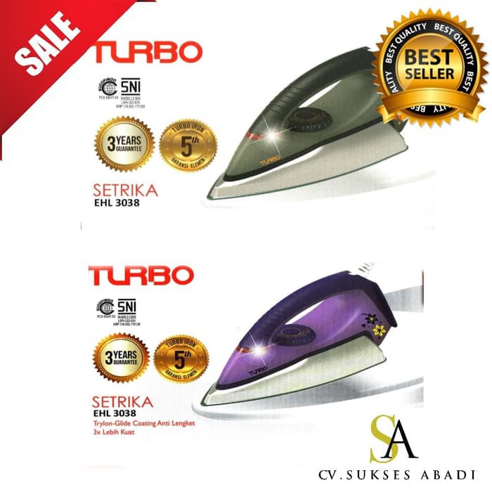 STK-0794 Turbo Setrika Philips EHL 3038 Setrika Turbo Termurah
