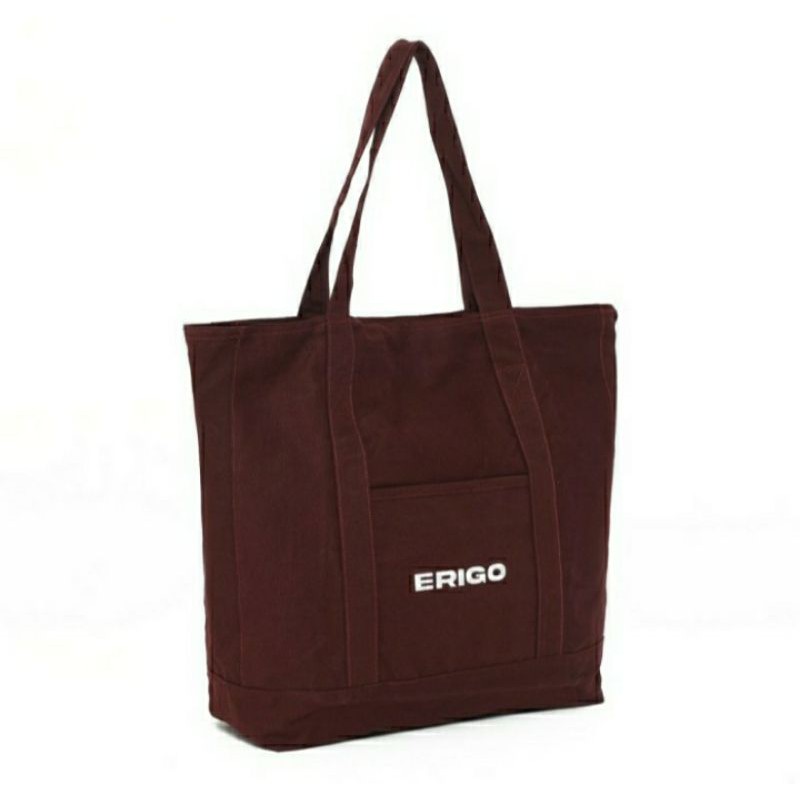 Tas Tote Bag Erigo Hisato Maroon