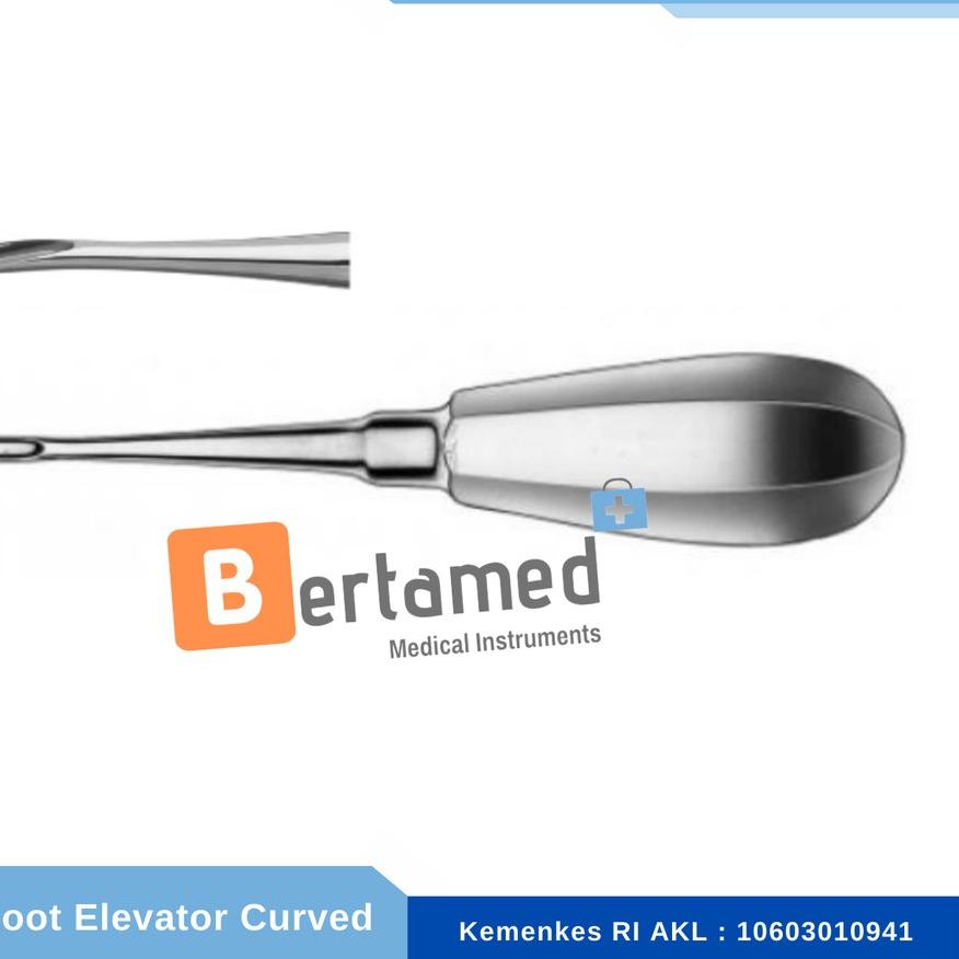 ☉ Bein Root Elevator Curved 1 mm 2 mm 3 mm / Bein Dental Gigi ➷