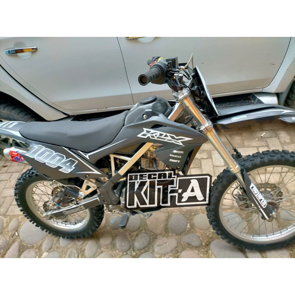 Decal Klx 150 Bf Hitam Simpel