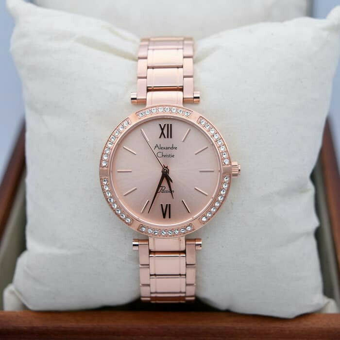 alexandre christie AC 2710LH Rosegold jam tangan wanita