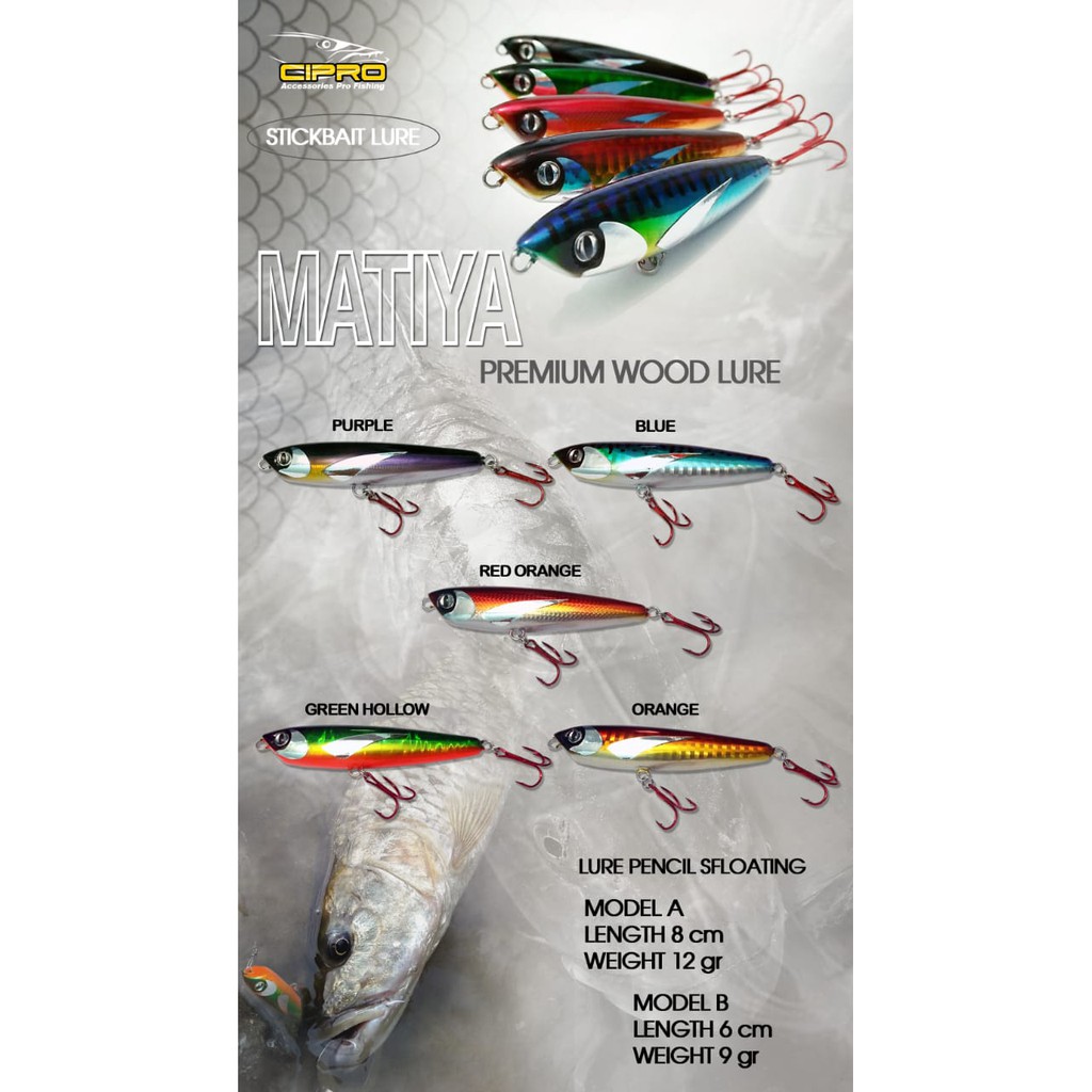 Umpan LURE Cipro StickBait Lure MATIYA 9GR