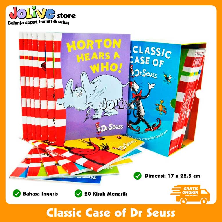 Buku Cerita Anak Klasik - Classic Case of Dr Seuss Bedtime Story Book