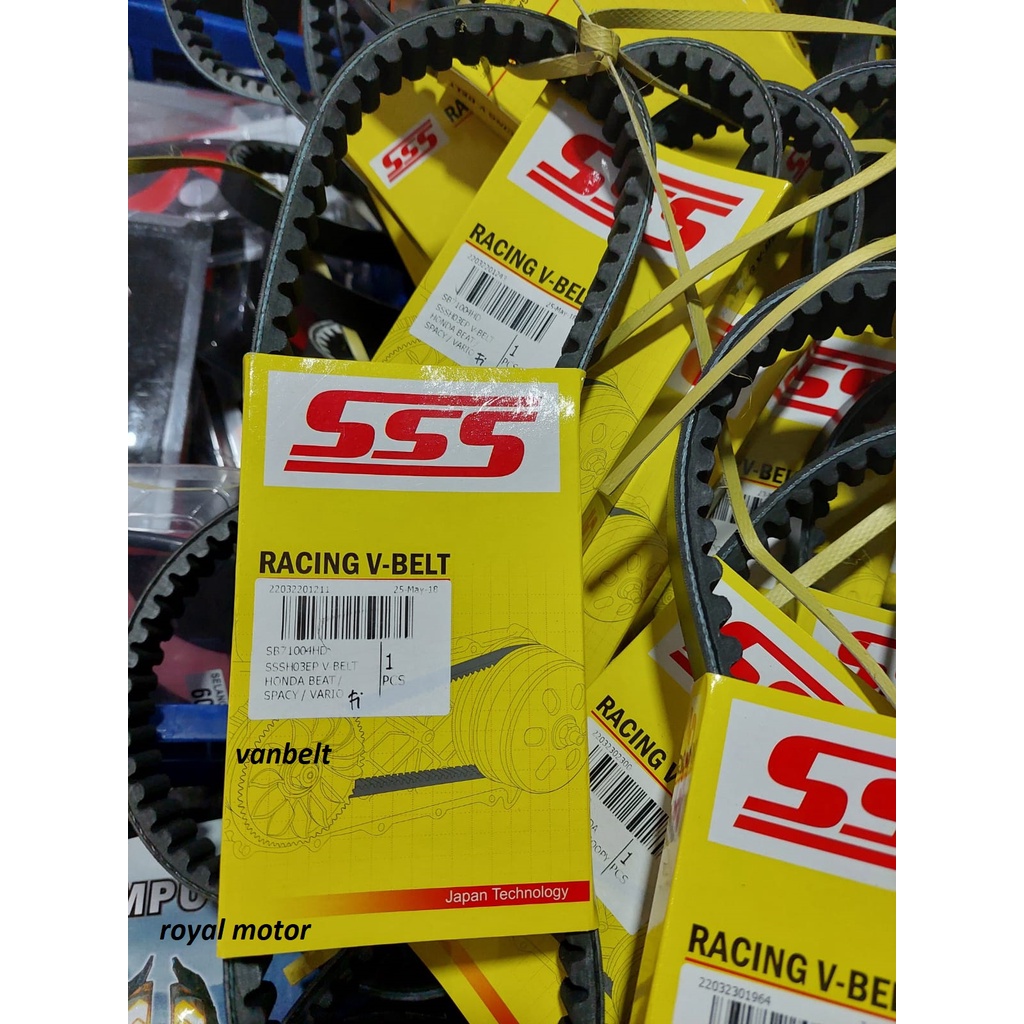 Van Belt V-Belt Vanbelt SSS Racing vario beat fi/esp nmax new /old mio j soul fino dll