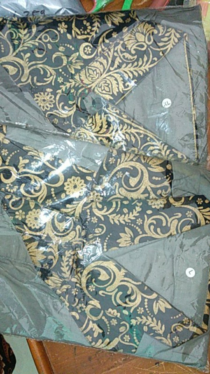 Kemeja Batik Pria Ppbtk07 Modern Lengan Panjang Casual Modis Trendy Masa Kini M L Xl Asli Pekalongan