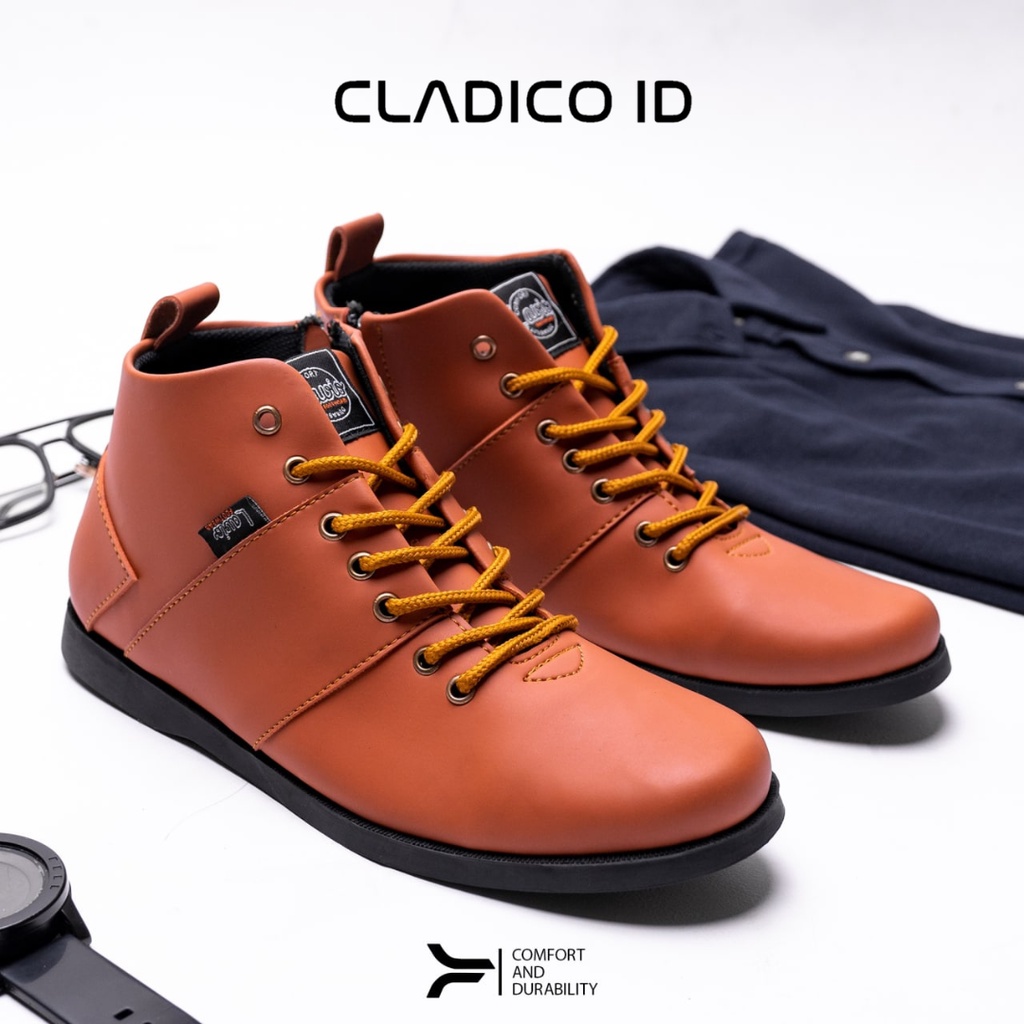 Sepatu Formal Kasual Lavio Pria Dengan Tali dan Resleting Kerja Kantoran Dinas Mengajar Bisnis Sekolah Kuliah Kenzi Shoes
