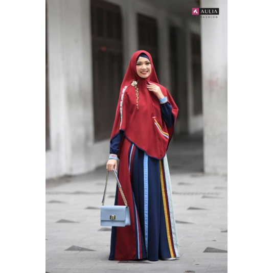 GAMIS AULIA REEYNA NAVY MAROON