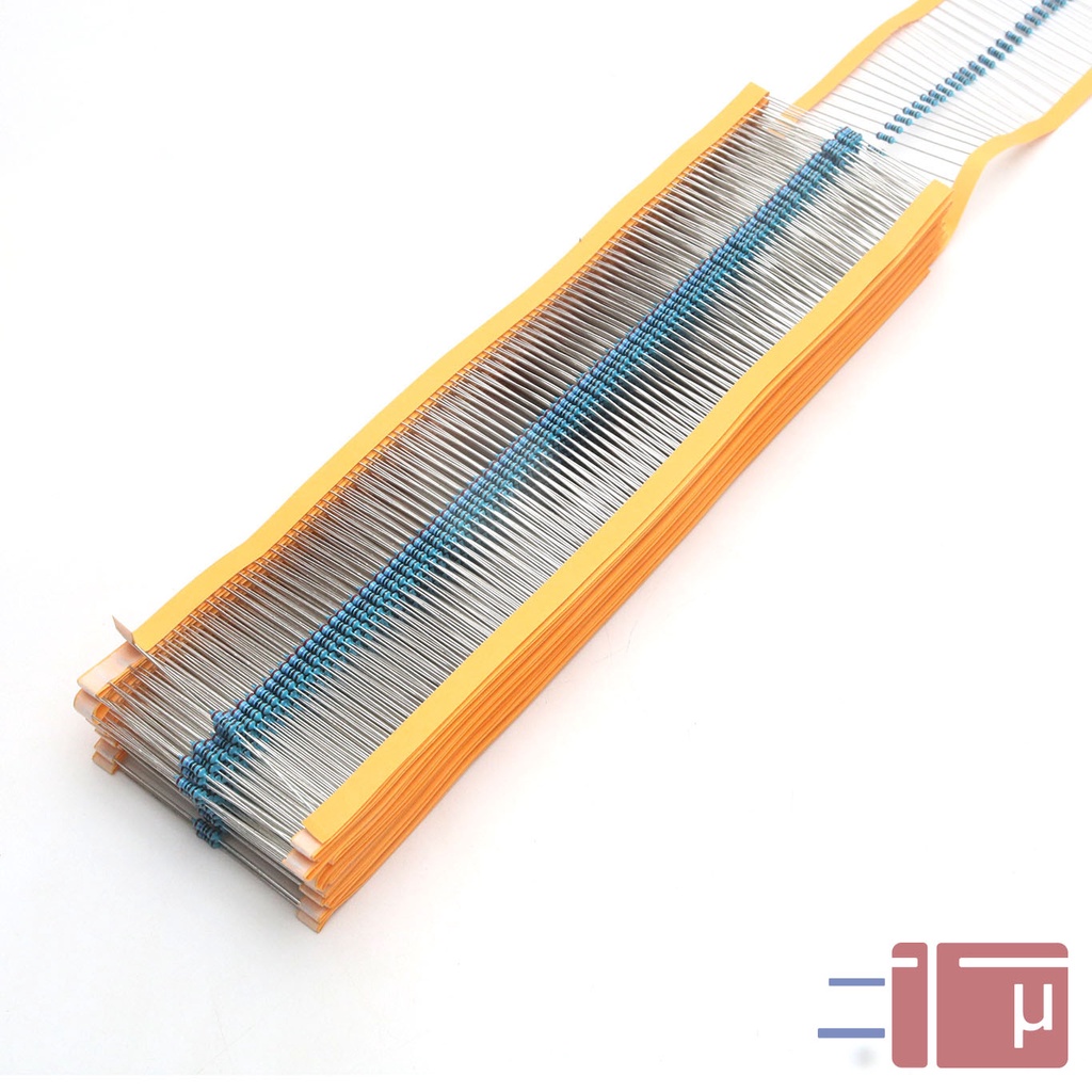 x10 Resistor 2K7 2.7K 1/4W Metal Film 1% Taiwan Kaki Tembaga