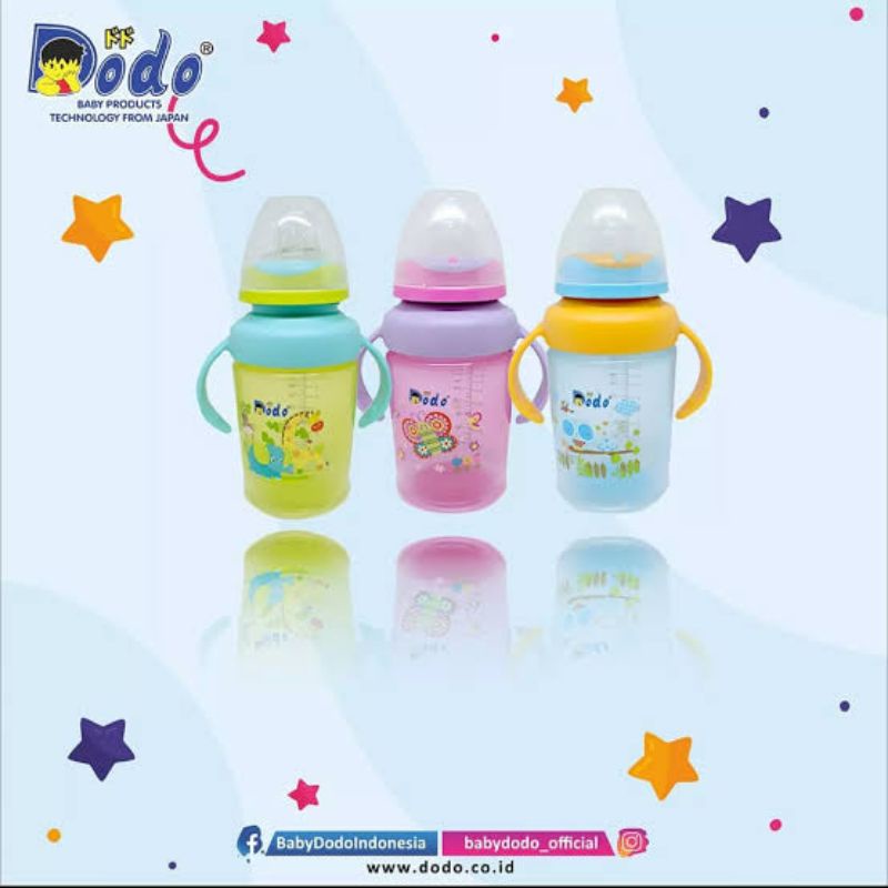 Dodo Baby 3 Stage Cup 200ml - Dodo Baby Botol Minum Anak 3 Tahap - Botol Minum Dodo 3in1