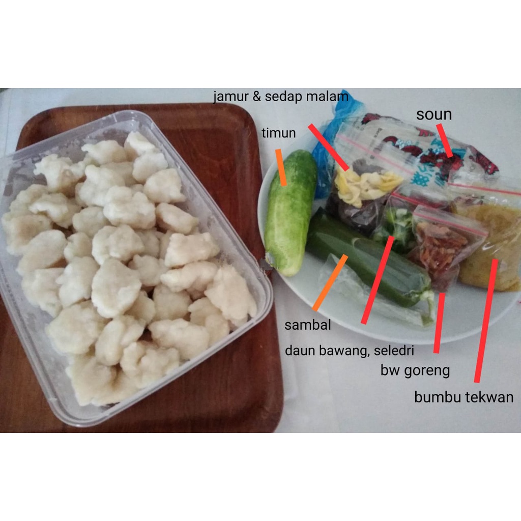 

PO KIRIM BESOK Tekwan Frozen (GRAB/GOJEK SAMEDAY INSTAN)