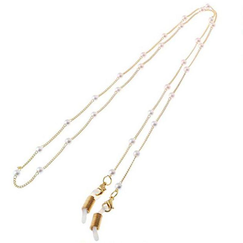 Senada Victory Strap Mask Chain Mutiara 2 in 1 Strap Kacamata 2 Fungsi Mutiara Rantai SKM023