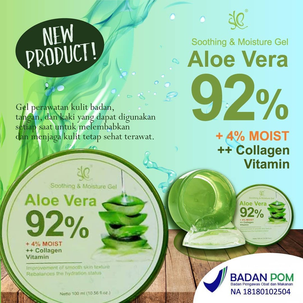 SYB ALOE VERA SOOTHING GEL ORIGINAL / aloevera gel 92%