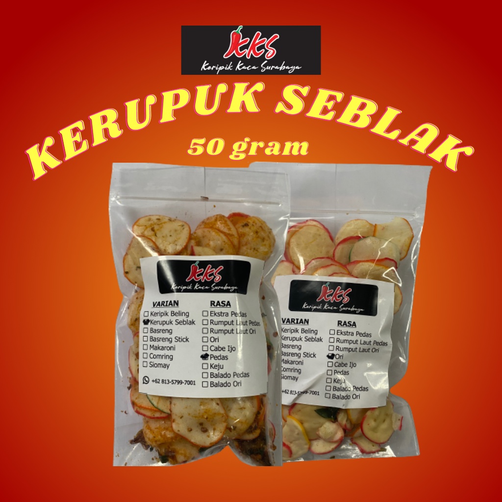 

Kerupuk seblak daun jeruk 50gr