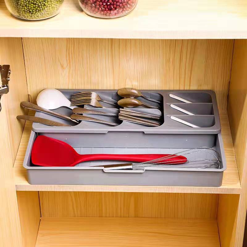 Rak Tempat Sendok Garpu Sumpit Spatula Organizer Laci Kitchen Set Lemari Dapur