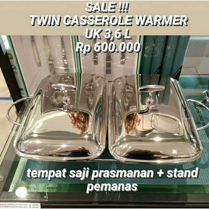 FOOD WARMER ELLIPSE DOUBLE APPETITE / PENGHANGAT MAKANAN