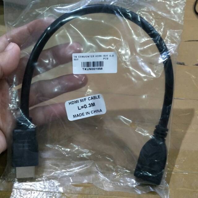 [WAE] KABEL HDMI EXTENSION MALE TO FEMALE GOLD PLATED PIN GOOD QUALITY