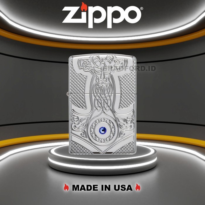 Zippo Armor Medieval Design 49289 Original Made In USA