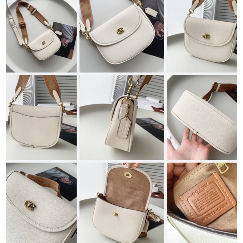 CA093 CA094 CA101 coach women Willow Saddle Bag Women Crossbody Sling Handbag 093 094