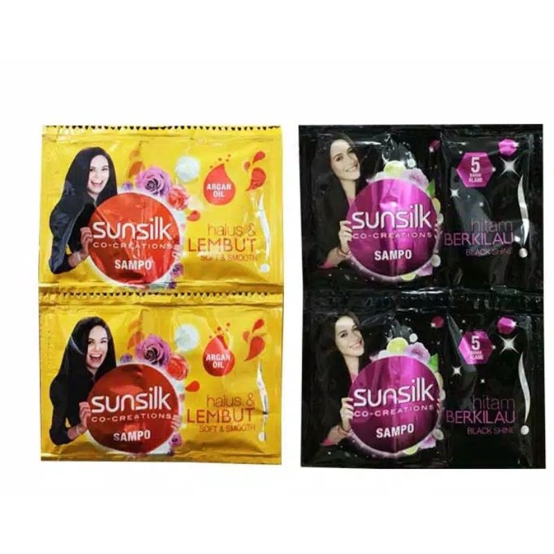 SUNSILK SHAMPO RENCENG ISI 12PCS