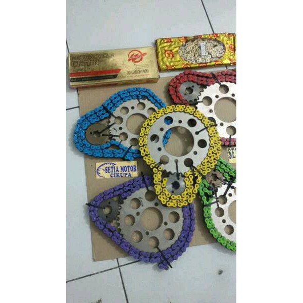Gear Sss Rx King Rantai Sss Warna 415 - Variasi Motor