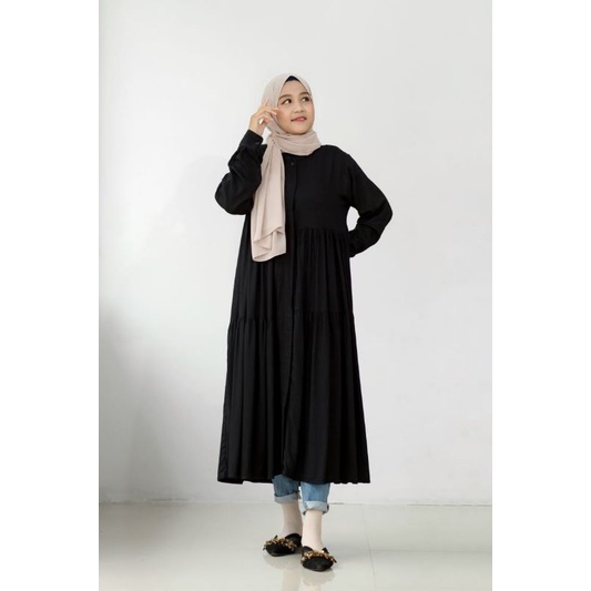 MIDI DRESS RAYON TWILL PREMIUM