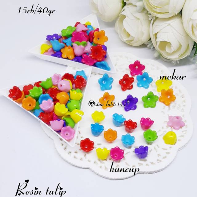 Resin tulip kemasan 40gr