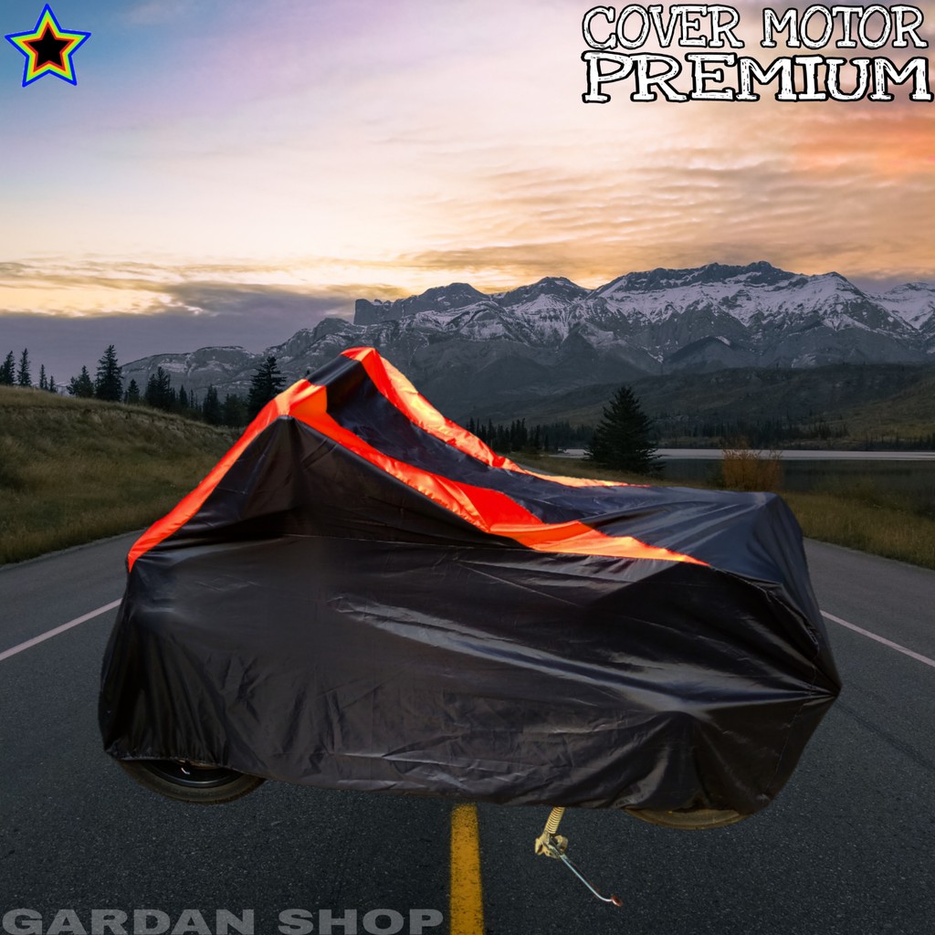 Sarung Motor JUPITER Z Hitam MERAH Body Cover Penutup Pelindung Motor Jupiter PREMIUM