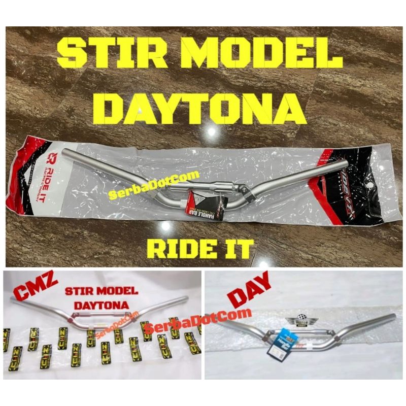 Promo STANG STIR DAY CMZ RIDE IT + STABILIZER JUMBO TYPE LOW MODEL DAYTONA FULL CNC ORIGINAL 5mm
