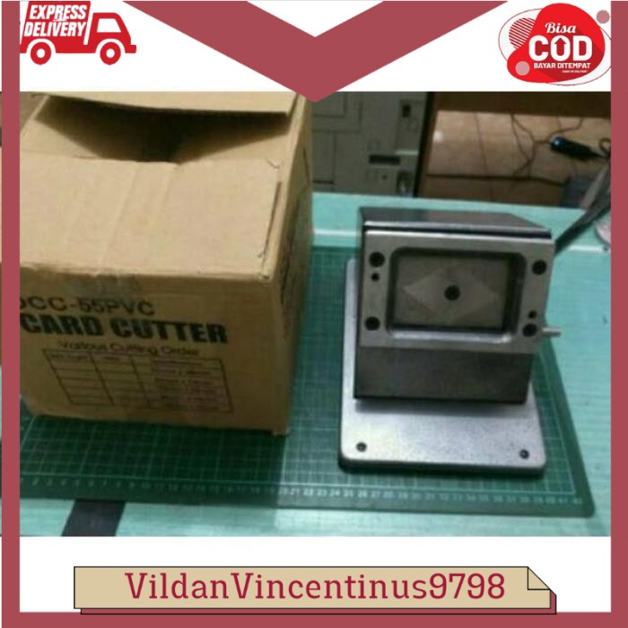 

✔️BISA COD✔️ Jual Alat Pemotong PVC Card Kartu KTP ATM Plong ID Card Cutter Limite