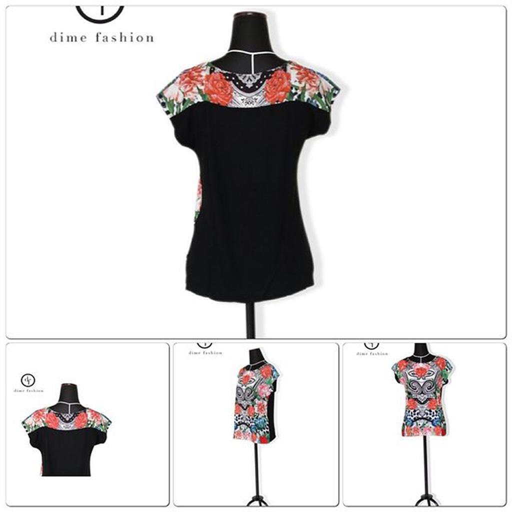 RETRO PALACE SHIRT BLOUSE CANTIK Motif mewah
