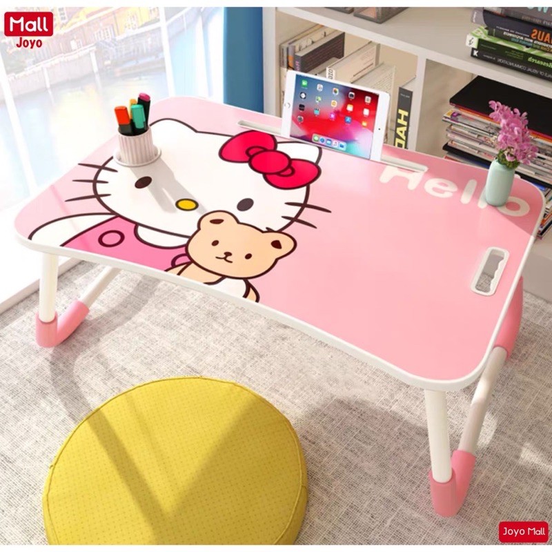 MEJA LIPAT/MEJA LAPTOP/MEJA LIPAT ANAK/MEJA LIPAT LAPTOP-Hellokitty