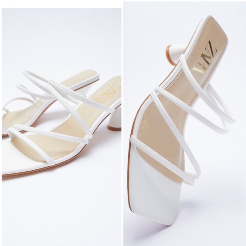 Strappy Heeled Sandals ZARA size 40
