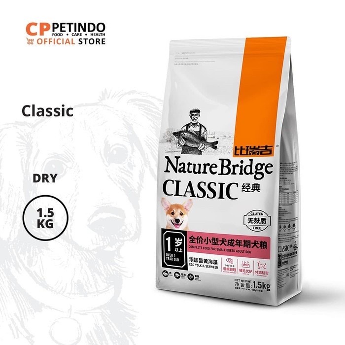 Nature Bridge Small Breed Adult 1.5kg Freshpack Nature Bridge Dog Food