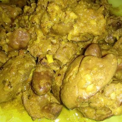 

ati ampela ungkep bumbu kuning 5pcs siap goreng