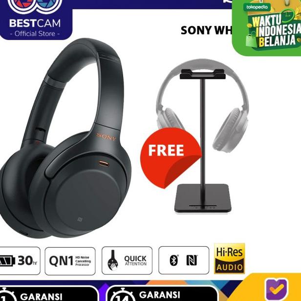 Sony WH - 1000XM3 Headphone - Hitam