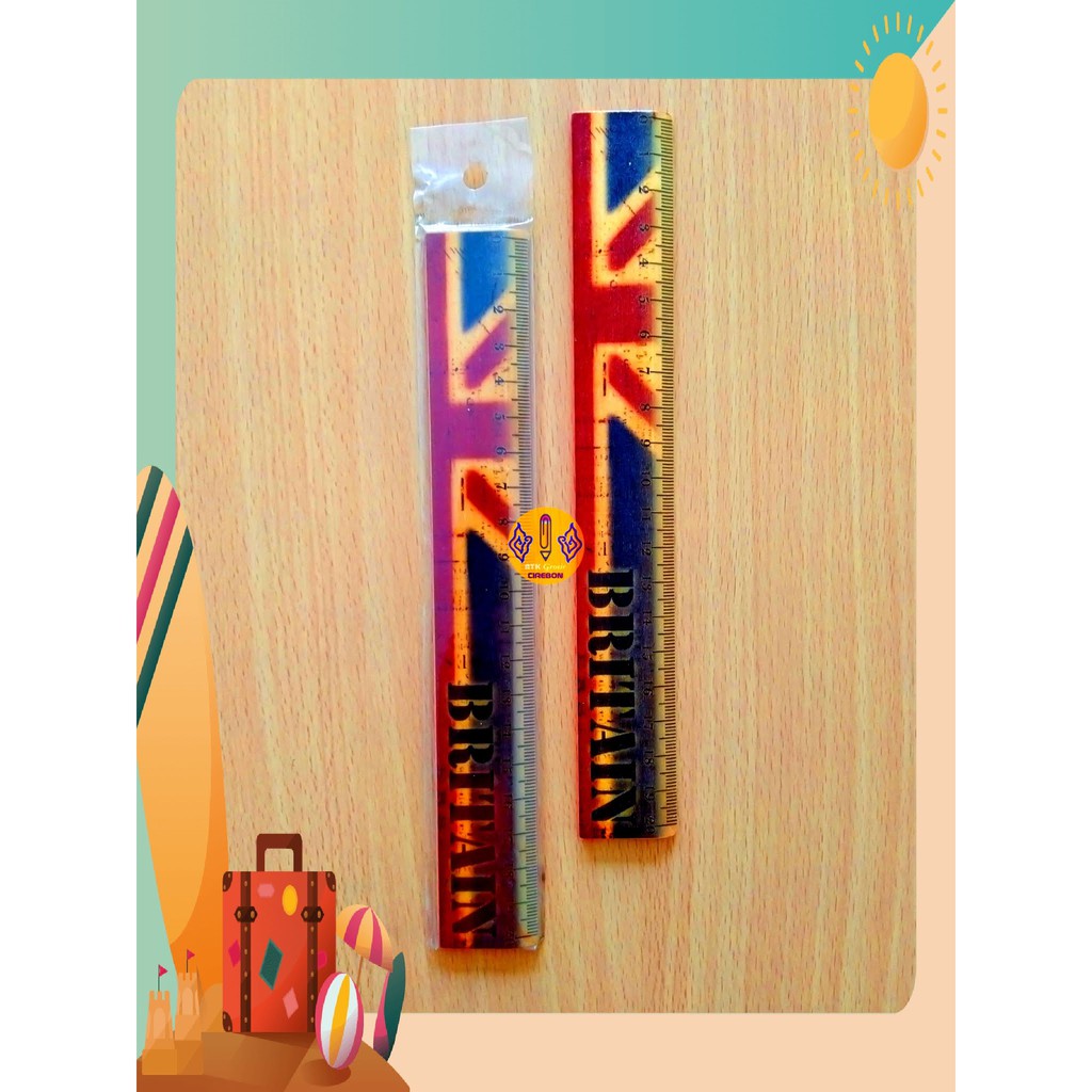 

Penggaris Kayu Fancy Im145 Mistar 20cm Country