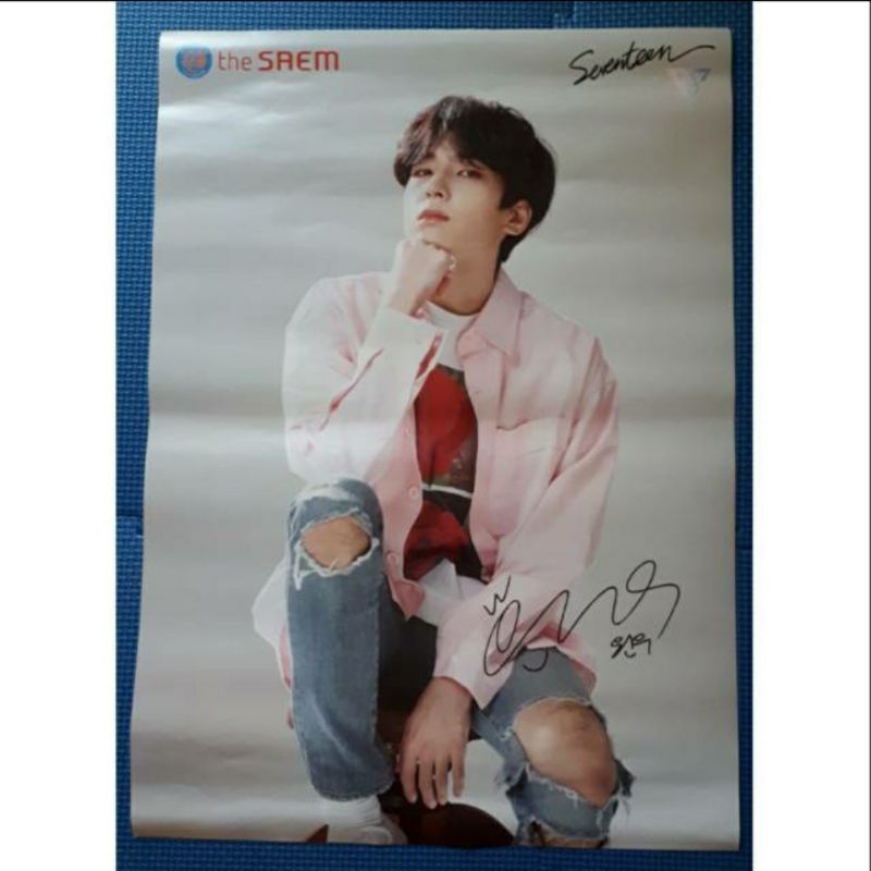 POSTER SEVENTEEN X THE SAEM (WONWOO ONLY)
