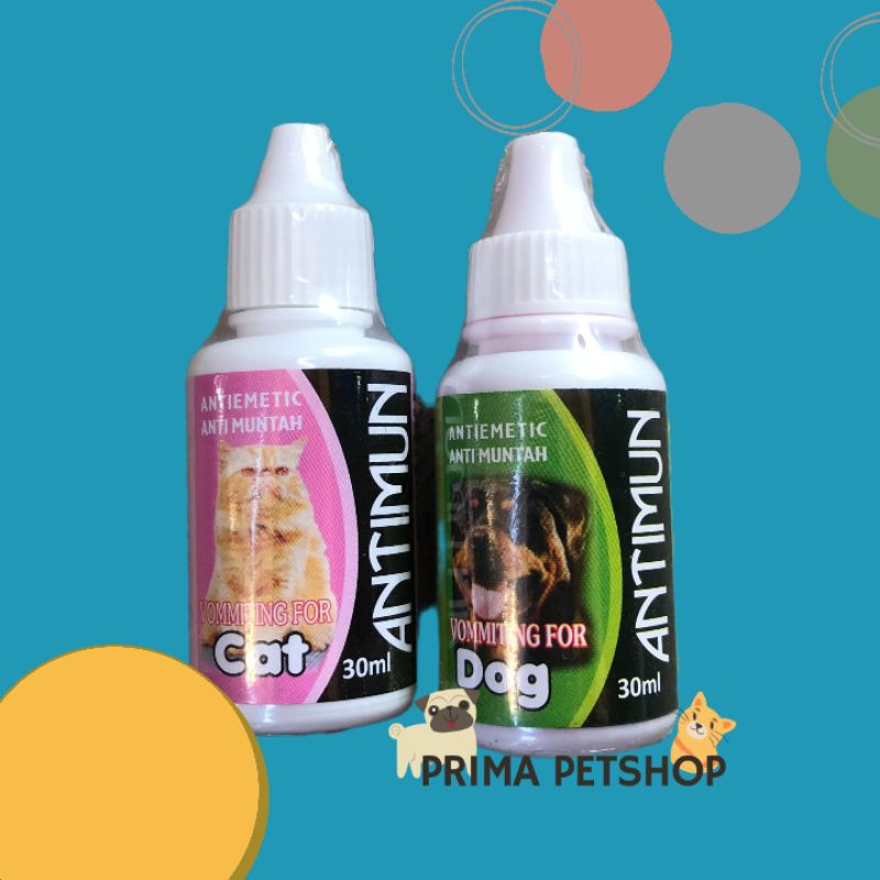 ANTIMUN CAT &amp; DOG / OBAT ANTI MUNTAH UNTUK ANJING DAN KUCING