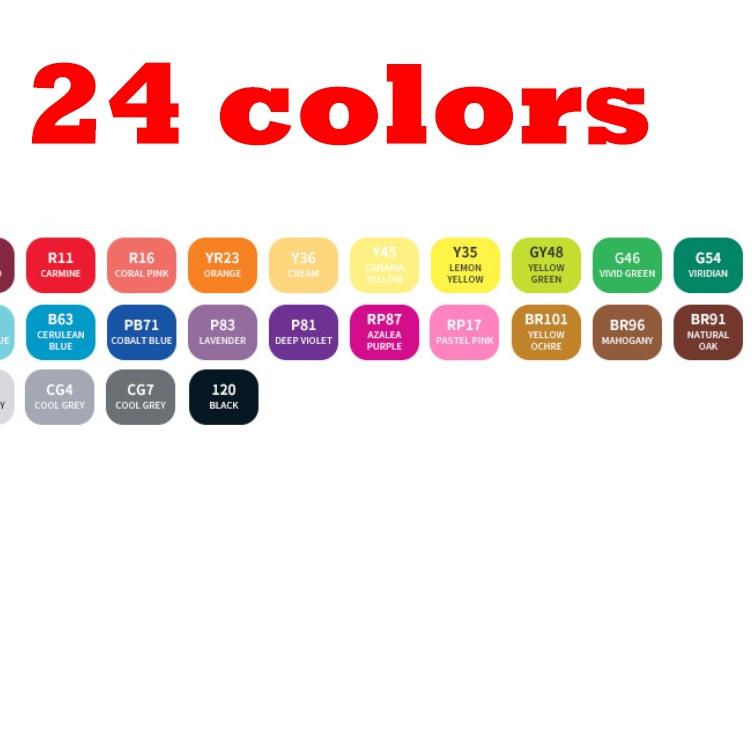 

[YeK㊙] TouchFive 24/36/48/60/80 Warna Sketsa Spidol Umum General Marker Set Animation Markers //New kolection