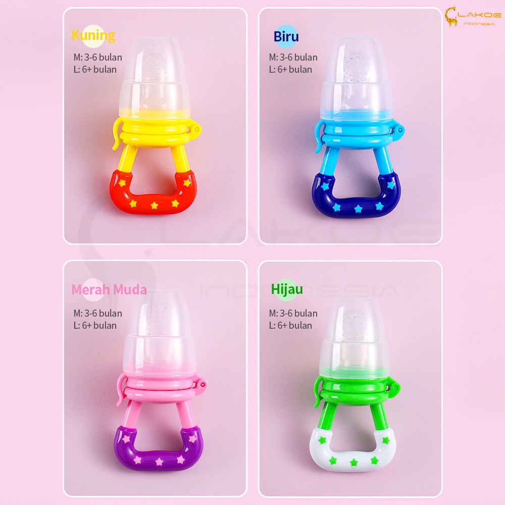 LAKOE Empeng Buah Bayi / Dot Buah Bayi / Fruit Feeder Pacifier / Baby Fruit & Food Feeder-3