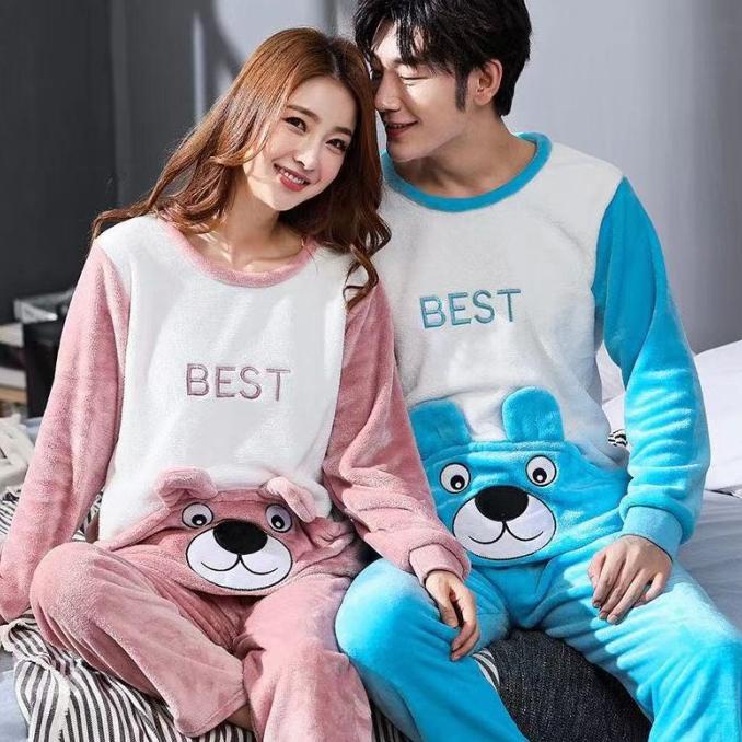 SETELAN PIYAMA SET BAJU TIDUR COUPLE PASANGAN SUAMI ISTRI KELUARGA